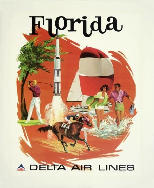 Florida by Delta Air Lines Poster